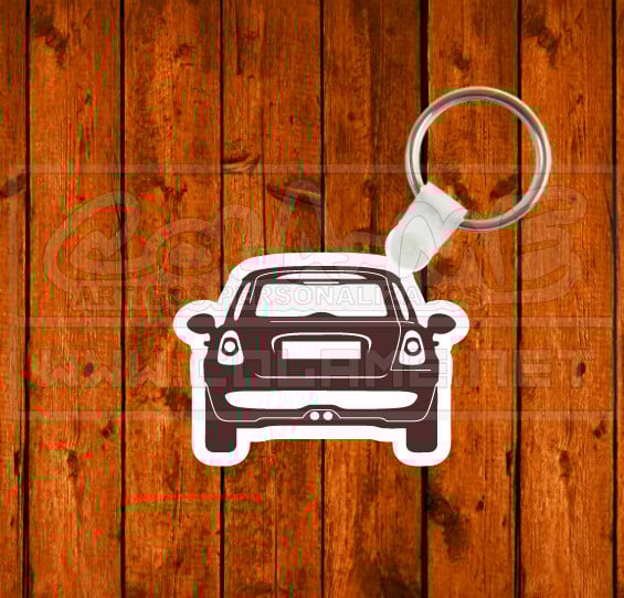 Porta chaves em MDF - Mini Cooper