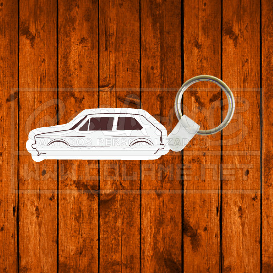 Porta chaves em MDF - VW Golf Mk1 GTI