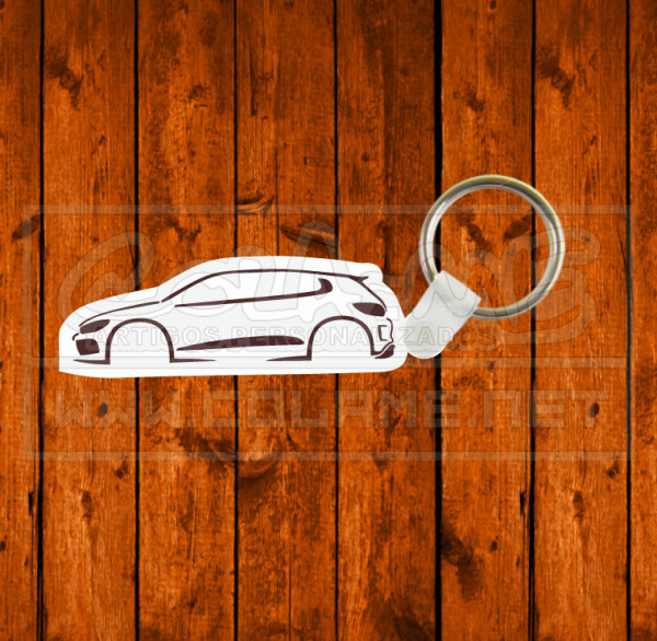 Porta chaves em MDF - VW Scirocco
