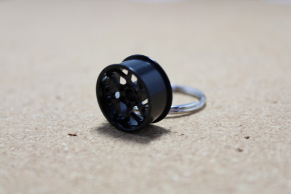 Porta Chaves - Mini Jante 6 Preto