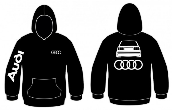 Sweatshirt com capuz para Audi 80