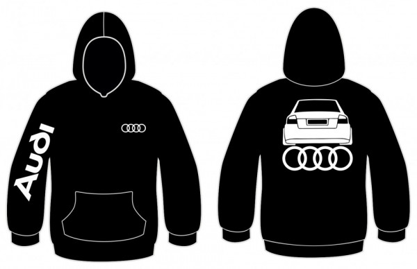 Sweatshirt com capuz para Audi A4 B6