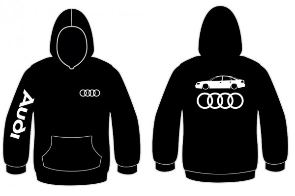 Sweatshirt com capuz para Audi A6 C5