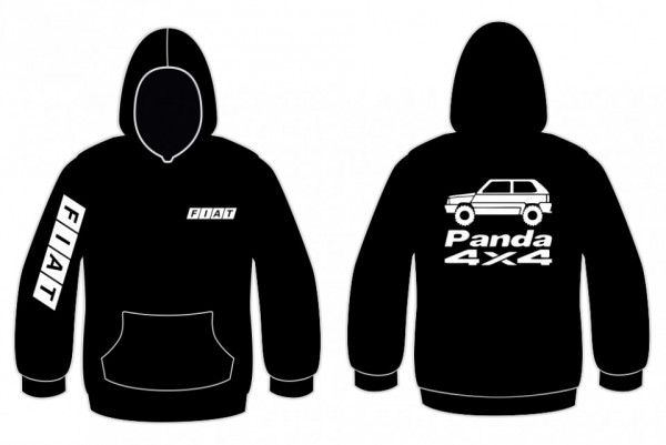 Sweatshirt com capuz para Fiat Panda 4x4