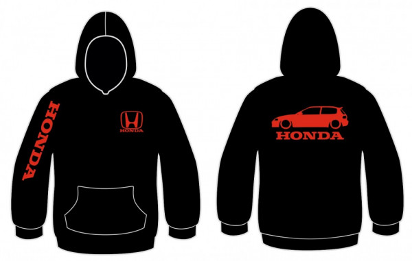 Sweatshirt com capuz para Honda Civic EG6