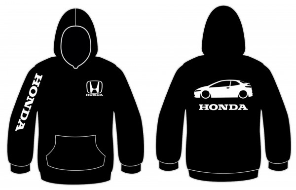 Sweatshirt com capuz para Honda Civic FN2