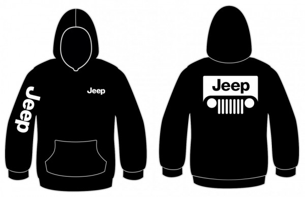 Sweatshirt com capuz para Jeep