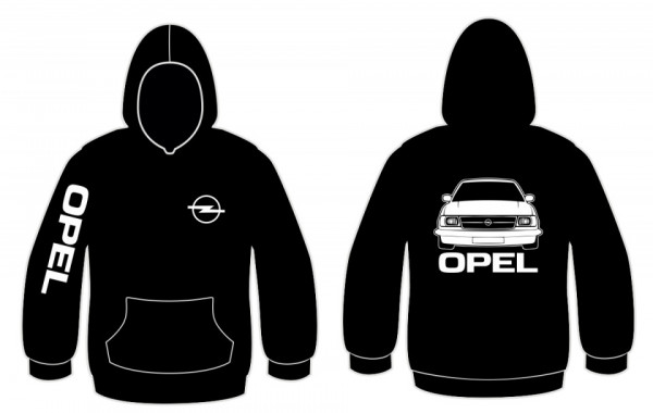 Sweatshirt com capuz para Opel Ascona