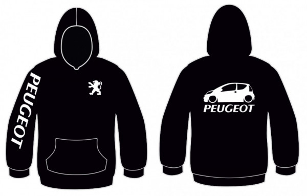 Sweatshirt com capuz para Peugeot 107