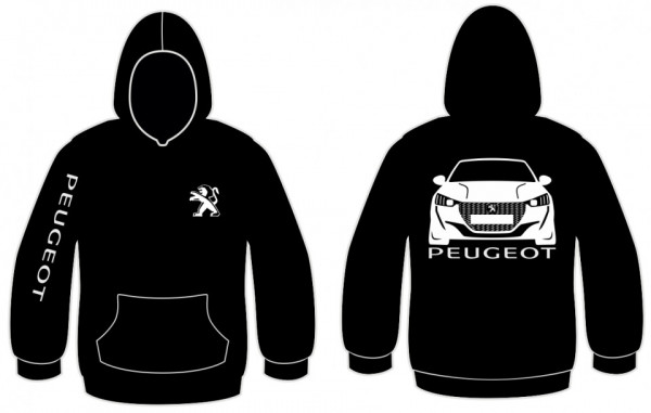 Sweatshirt com capuz para Peugeot 208