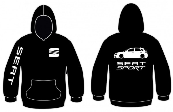 Sweatshirt com capuz para Seat Ibiza 6L 5P