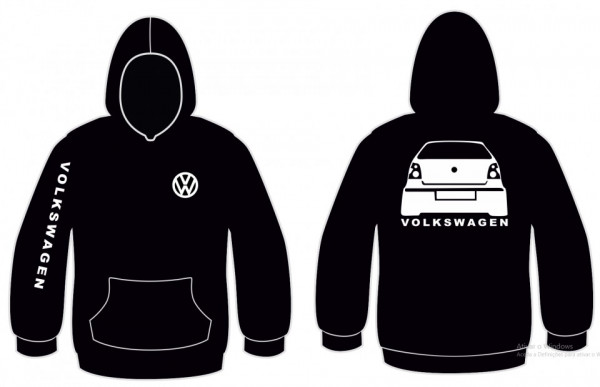 Sweatshirt com capuz para VW Polo 9N1