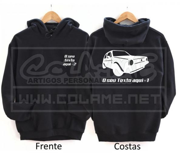 Sweatshirt com Capuz - VW Golf Mk1 GTI