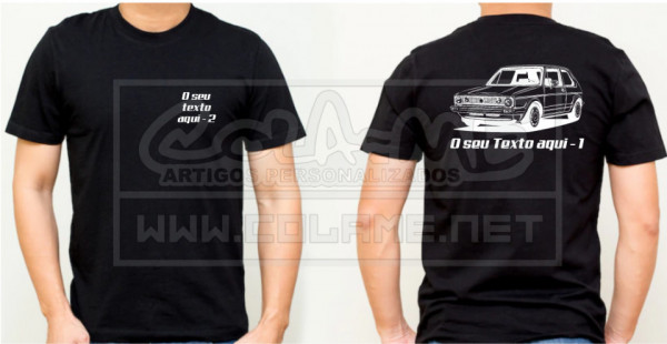 T-shirt - VW Golf Mk1 - Lateral