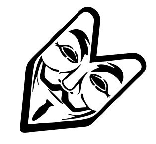 Autocolante - Anonymous Badge