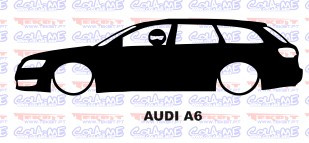 Autocolante - Audi A6 Carrinha Com Stig