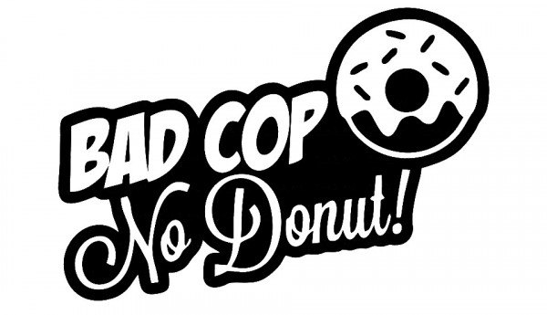 Autocolante - Bad cop no donut