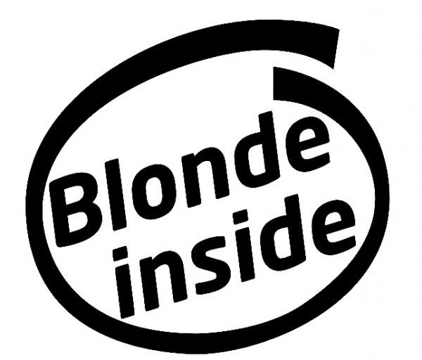 Autocolante - Blonde Inside