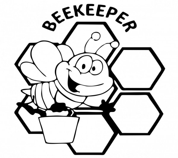 Autocolante com Beekeeper