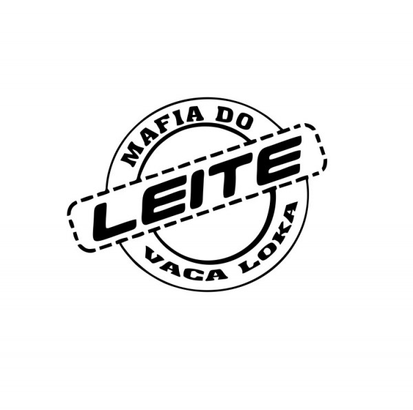 Autocolante com Mafia do leite Vaca Louka