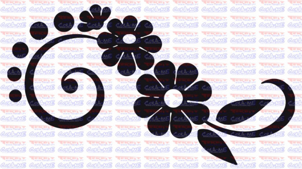 Autocolante - Flores