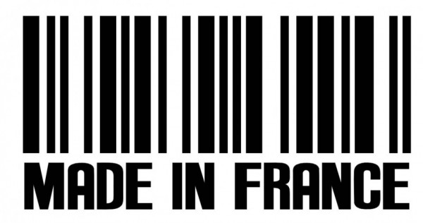 Autocolante - Made in France - Código de barras