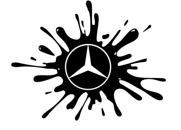 Autocolante - Mercedes Splash