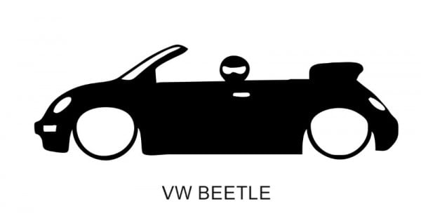Autocolante para Beetle Com Stig