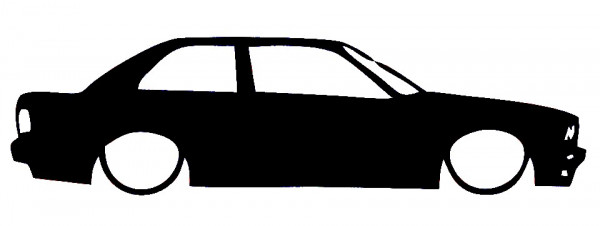 Autocolante para BMW E30 Coupe