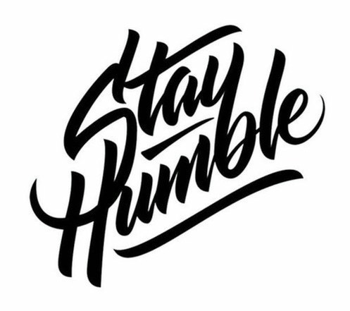 Autocolante - Stay Humble