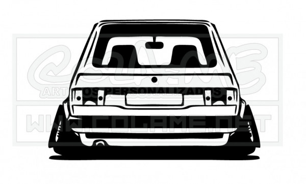 Autocolante - VW Golf Mk1