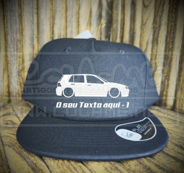 Boné - Modelo pala recta / CAP - VW Golf Mk4 - Lateral