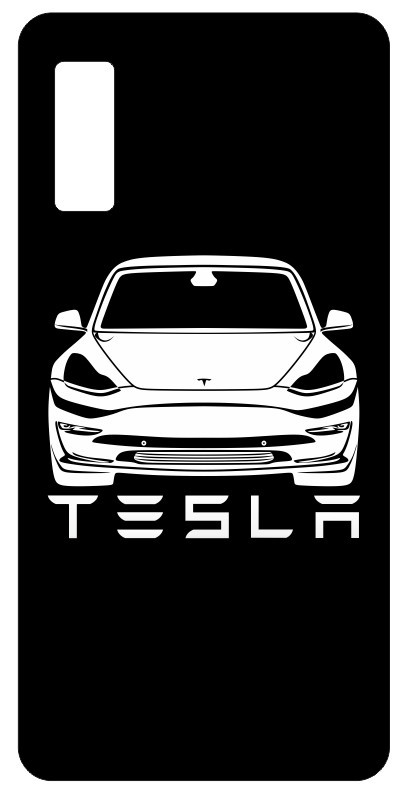 Capa de telemóvel com Tesla Model 3