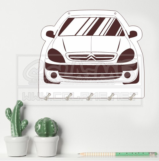 Chaveiro em MDF - Citroen Xsara