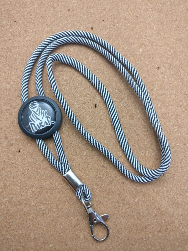 Fita Porta Chaves (lanyard) de Pescoço Ajustável com "Dakar"