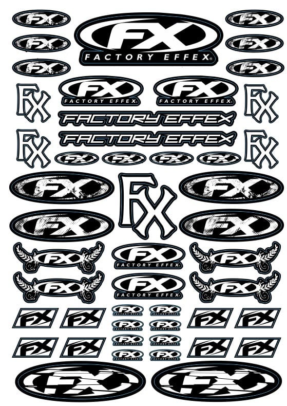 Folha / Pack de Autocolantes - FX factory effex