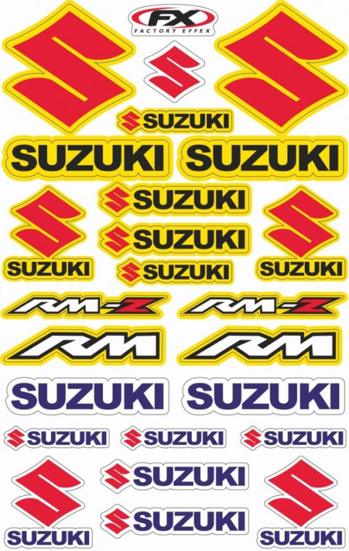 Folha / Pack de Autocolantes - Suzuki