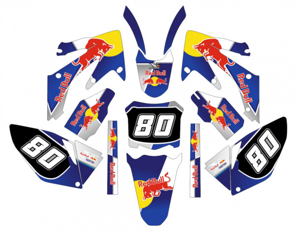 Kit Autocolantes Para HONDA CRF 250 04-09