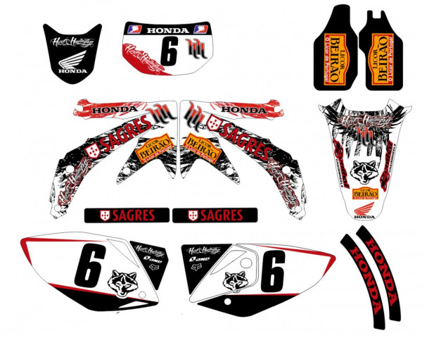 Kit Autocolantes Para HONDA CRF 450x 05-15