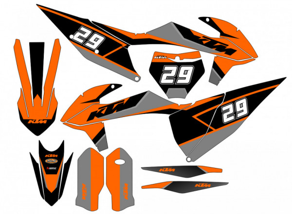 Kit Autocolantes Para KTM SX SXF 2019 2020