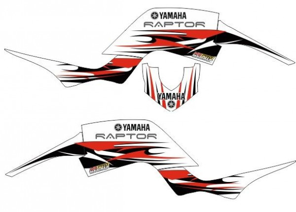 Kit Autocolantes Para Moto - Yamaha Raptor 660