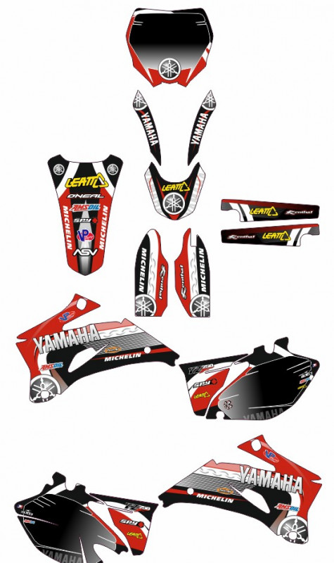 Kit Autocolantes Para Moto - Yamaha YZF 250 / 450 06-09