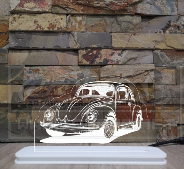 Moldura / Candeeiro com luz de presença - VW Carocha