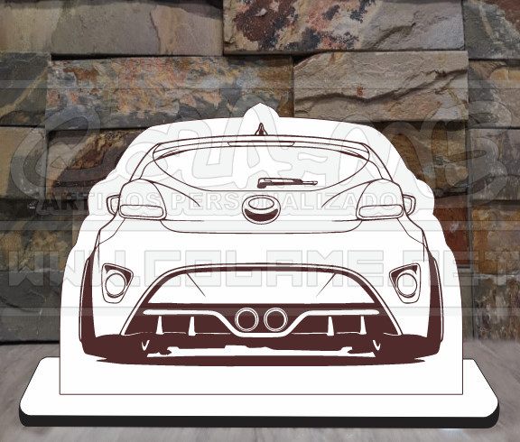 Moldura em MDF - Hyundai Veloster