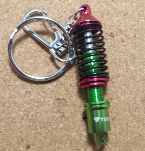 Porta Chaves - Coilover Verde/Preto/Vermelho