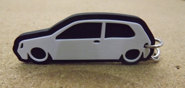 Porta Chaves com silhueta de Renault Clio 1 / MKI
