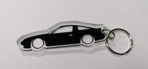 Porta Chaves de Acrílico com silhueta de Nissan 200SX S13