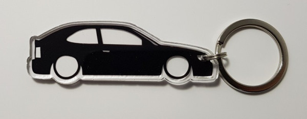 Porta Chaves de Acrílico com silhueta de Toyota Corolla