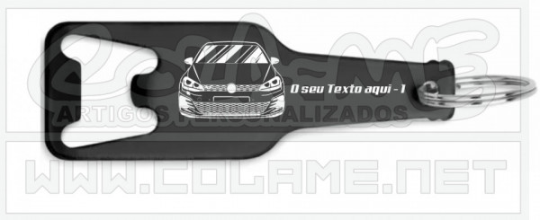 Porta-chaves Descapsulador / saca Caricas - VW Golf MK7