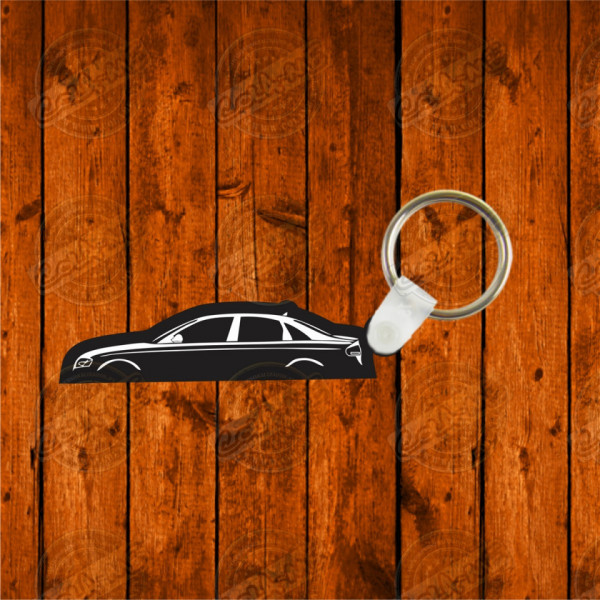 Porta chaves em acrílico preto - Aud. A4 B8 Sedan